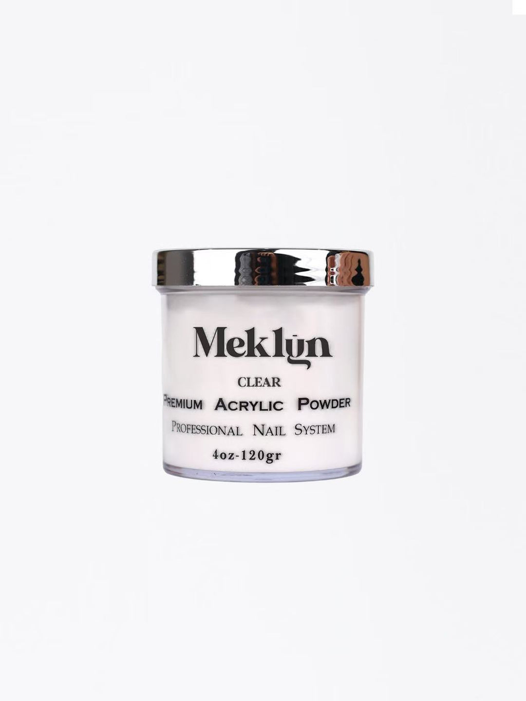 Premium Clear Acrylic Powder - Professional Non-Yellowing Nail System, 4oz / 120g