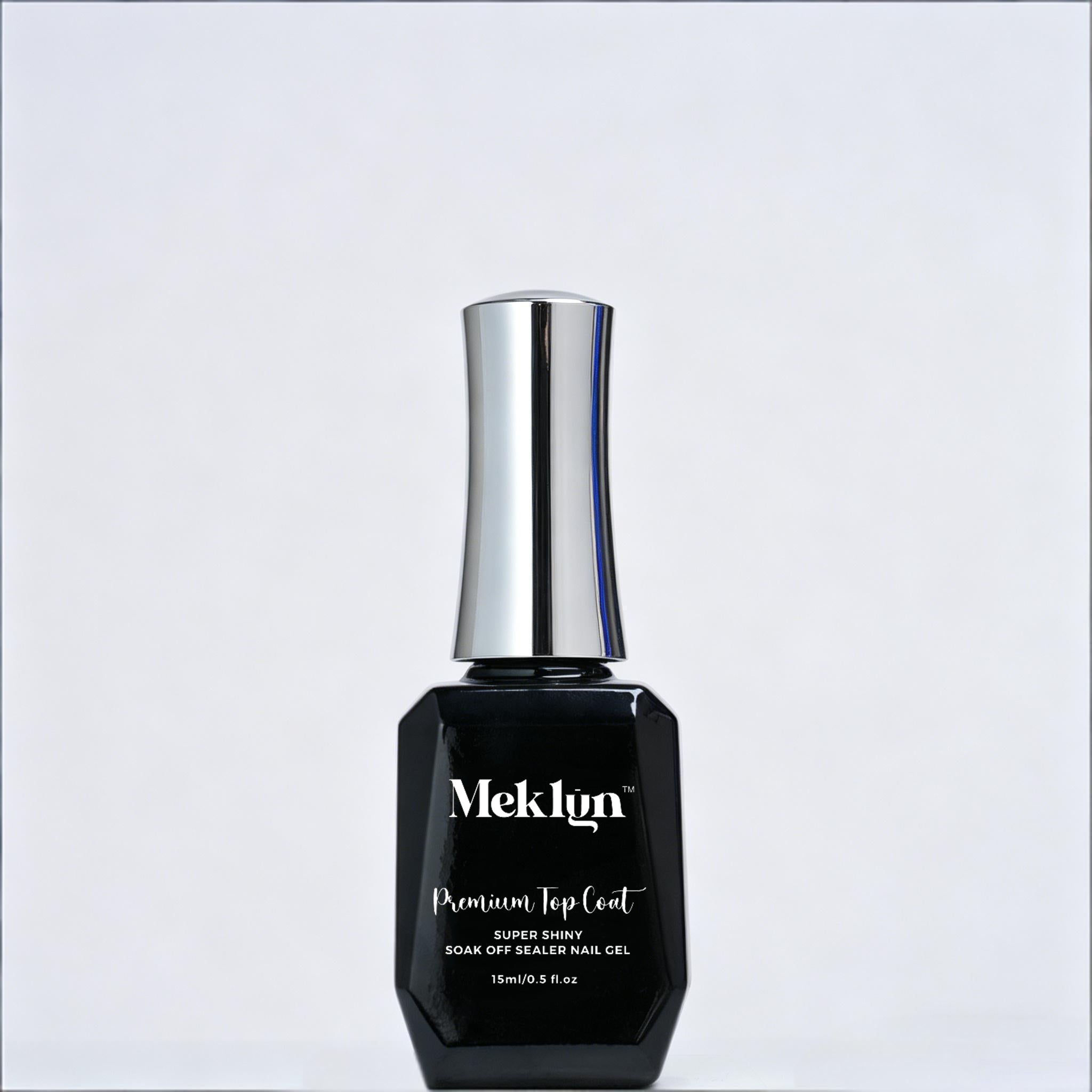 Meklyn UV LED Nail Gel Series, Base Coat, Top Coat, Matte Top, Rubber Base, Nail Prep