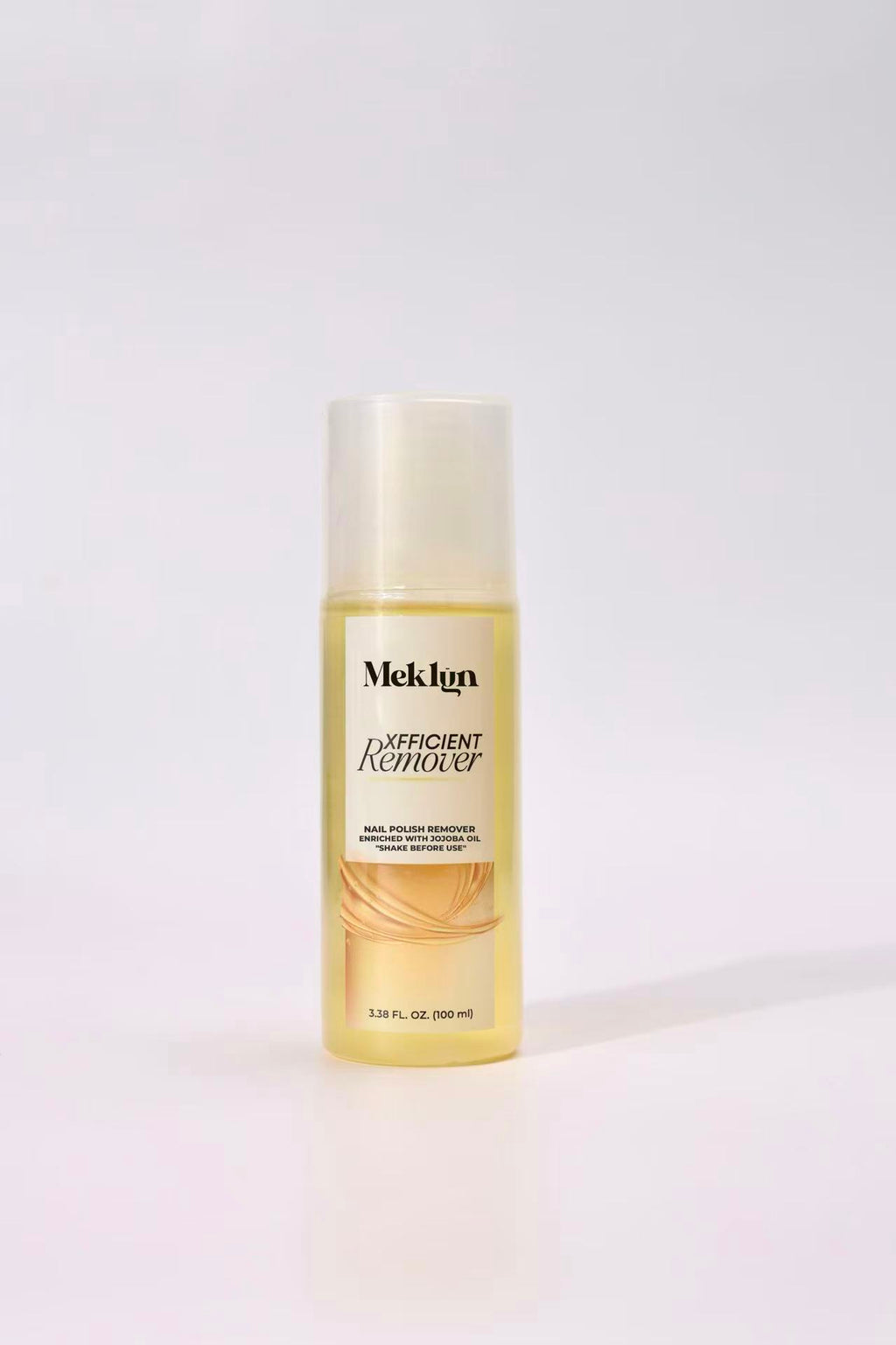 Xfficient Nail Polish Remover - Jojoba Oil Infused Gel & Regular Nail Polish Remover, 3.38oz / 100ml