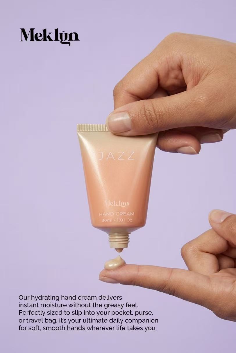 Jazz Hydrating Hand Cream - Non-Greasy Travel Size Moisturizing Hand Cream, 30ml / 1.01oz