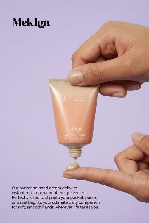 Jazz Hydrating Hand Cream - Non-Greasy Travel Size Moisturizing Hand Cream, 30ml / 1.01oz