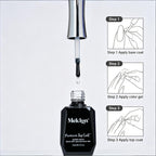 Meklyn UV LED Nail Gel Series, Base Coat, Top Coat, Matte Top, Rubber Base, Nail Prep